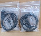 2-pack Hqrp 2pin Hands Free Earpiece   Ptt Microphone For Motorola Radio Devices