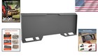 Universal Quick Attach Skid Steer Plate - 3000lbs Load Capacity  Easy Install