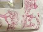 Ceramic Toile Photo Frame 3 5  X 5  Nursery Rhymes Cottage Girl s Decor Pink