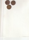 3 X Vintage Arizona 1 Mill Sales Tax Tokens Bronze High Grade Look Rare