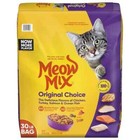 2 Packs Meow Mix Original Choice Dry Cat Food  30 Pounds New