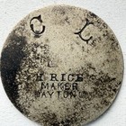 Antique U s  Maverick Trade Token Good For One Loaf Bread Token H Rice Dayton Oh