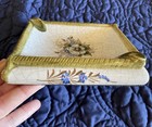 Mcm Italian Ashtray Studio Pottery Ceramic Handpainted Signed J w co Trinket