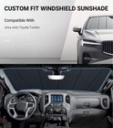 Pigenius Windshield Sun Shade For Toyota Tundra 2014-2021 Front Window Sunshade