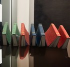 7 Miniature Blank Library Books For Dollhouse Miniatures Accessories  e 