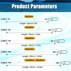 10 20 Pcs Fluorocarbon Fishing Leaders With Swivel   Snap - 100  For Saltwater  
