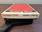 Bausch   Lomb Magnifying Reading Glass Ebony No  81-33-79 Usa Vintage With Box