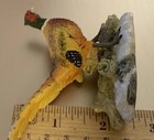 Ceramic Porcelain Ring-necked Pheasant Figurine 4 l X 2 5  H X 1 5 w Euc