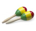 Hand Held Double Row Tambourine   Maracas Set Authentic Educational Musical