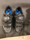 Sidi Carbon Road Shoes Model  Trace 2 Size 40 With Shimano Cleats Attached Bike