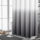 Mitovilla Grey Ombre Modern Small Stall Shower Curtain 36 X 72 Farmhouse Narrow