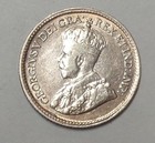 Canada 1919 5 Cent Silver Coin George V Nice Xf au Coin