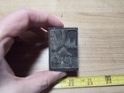 Vintage Letterpress Printing Block People Standing Men Hats Church  