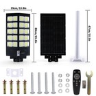 12000000lm Commercial Solar Street Light Outdoor Dusk To Dawn Solar Super Bright