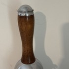 Vintage Art Deco Chrome Bubble Jingle Bell Cocktail Shaker - Rare