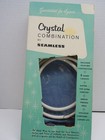 Vintage Blue Crystal By Seamless Combination Bottle And Syringe   rare  