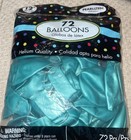 72x Metallic Balloons 12  Pearlized Turquoise Birthday Premium Helium Latex New