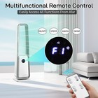 40  Bladeless Tower Fan Hepa Air Purifier Led Display W remote Timer Oscillating