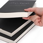  Set Of 3 Sketchbook   Drawing Notebook  A5 a4 b5 Blank Sketch Book Black