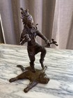 Shiva Bodhisattva Tandava Dance Statue On Bear   Bronze  
