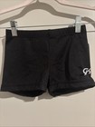 Nwt Gk Elite Black Shorts Cl Child Large Dance Gymnastics
