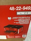 Milwaukee 48-22-9492 60pc Combination Wrench Set W  Packout 4-drawer Tool Box
