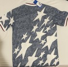 Adidas Originals Short Sleeve Jersey Star Print Blue white Polyester