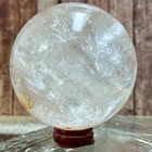 Clear Quartz Crystal Sphere Ball Polished Gemstone Reiki Chakra  940 G