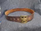 Vintage Ussr Russian Soviet Military Belt - Authentic   Original