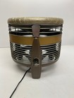 Vtg Emerson Electric 74646-am Low-table Ottoman Floor Fan 3 Speed Works W  Box