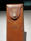 Vintage Pickett Us Military Slide Rule Model 14 W  Us Leather Case 1950s Nice