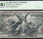 1896  5          Magnificent    Silver Certificate      Educational Note    Pmg 12