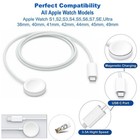 2 Pack Usb-c Magnetic Charger Cable Dock For Apple Watch Iwatch 2 3 4 5 6 se 7 8
