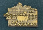 2003 Masters Golf Brass Pin Amen Corner Magnolia Lane Augusta National Pga