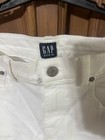 Gap Denim Women   s Mid Rise Skinny Jeans White Light Wash Cotton 5-pocket 2 26