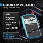 Topdon Ab101 Battery Tester 12v Car Battery Load Tester On Cranking Charging