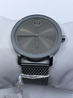 Movado Bold Gray Sunray Dial Ip Stainless Steel Men s Mesh Swiss Watch 3600561
