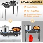 Portable Propane 225000 Btu Burner Gas Cooker Outdoor Camping Stove Bbq Grill