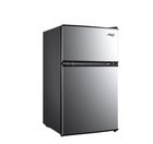 Arctic King 3 2 Cu Ft Two Door Mini Fridge With Freezer  Stainless Steel  E-star