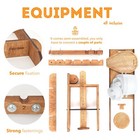 Dutch Wooden Cheese Press - Cheese Making Kit  wooden Cheese Press With Lever   