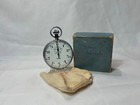 Vtg Gallet Stopwatch Swiss Made Minutes   Seconds Hand Held Working Timer