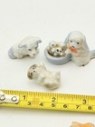 Vintage Japan Porcelain Dog Figurine Lot Puppies Miniature Occupied Japan Style