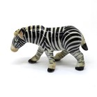Ceramic Zebra Figurine Hand Painted Wildlife Collectible Miniature Porcelain