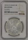 1893 Ho Fg Mexico Silve 8 Reales Coin Hermosillo Mint Ngc Unc