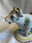 Staffordshire Ceramic Cow Creamer Figurine Hand Painted