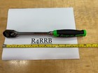 Snap-on Tools Usa New 3 8  Drive 100 Tooth Green Hard Grip Long Ratchet Fhld100g