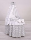 Doll s Bed Moses Basket For Dolls With Canopy Laura Gray