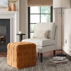 Square Woven Pouf Velvet - Threshold