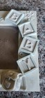 Baby Photo Frame 3-d Ceramic Nursery Decor Baby Gift Vintage