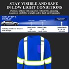 Hi Vis Heavy Duty Men s Long Sleeve Reflective Safety T Shirts Bulk For Work    